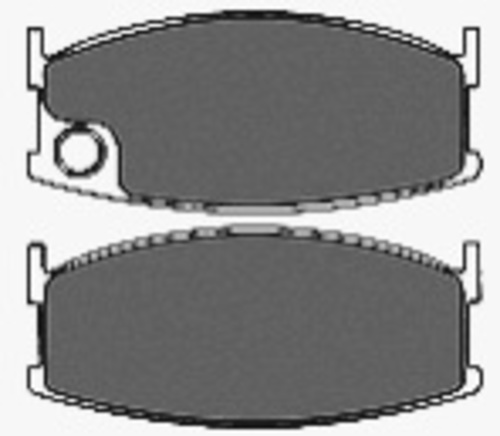 MAPCO 6147 Комплект тормозных колодок, дисковый тормоз