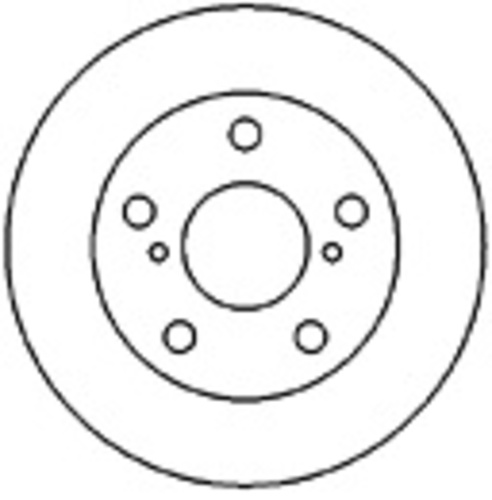 MAPCO 25554 Brake Disc