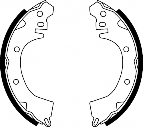 MAPCO 8561 Bremsbacken (4 Stück)