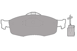 MAPCO 6369 Комплект тормозных колодок, дисковый тормоз